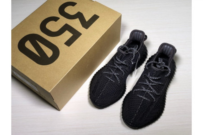 ADIDAS MENS YEEZY BOOST 350 V2 BLACK FU9006 - CCSHOES