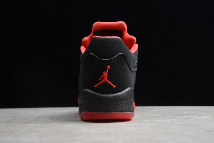 Air Jordan 5 Retro Low “Alternate 90” black/ red mens 819171-001 - CCSHOES