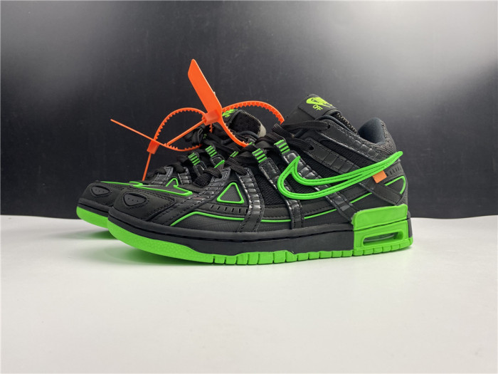 OFF WHITE NIKE AIR RUBBER DUNK “GREEN STRIKE" CU6015-001 - CCSHOES