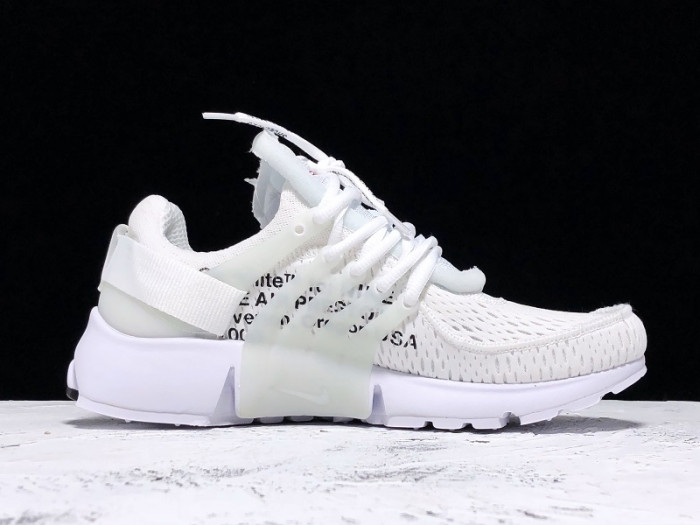 OFF-WHITE X NIKE AIR PRESTO WHITE AA3830-100 - CCSHOES