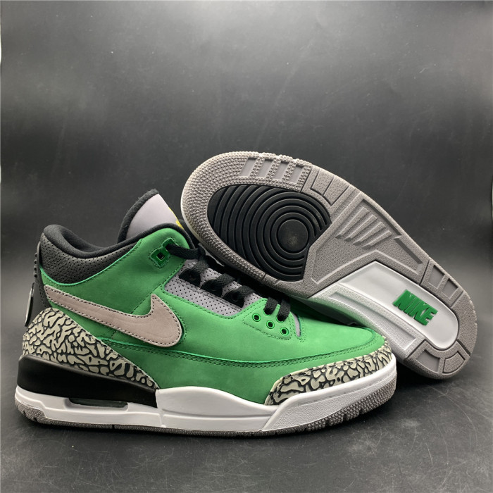 Air Jordan 3 Retro Tinker Oregon Ducks PE shoes AJ3 867493 - CCSHOES
