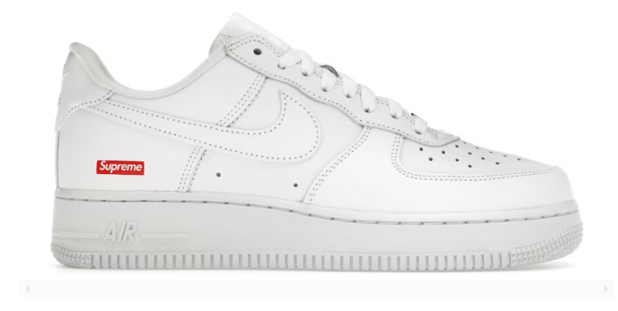 Nike Air Force 1 Low Supreme White - CCSHOES