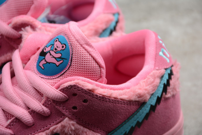 GRATEFUL DEAD NIKE SB DUNK LOW PINK BEAR CJ5378 600 - CCSHOES