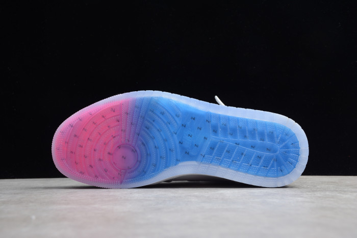 Air Jordan 1 Retro High Zoom White Racer Blue CK6637-104 - CCSHOES
