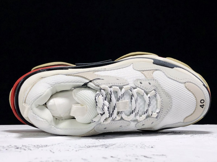 BLCG Triple S White Black Red 533882 W09E1 9000 - CCSHOES