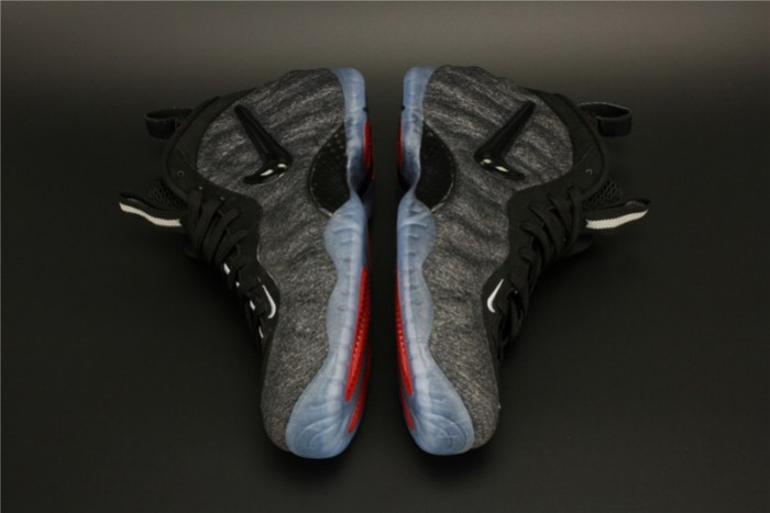 NIKE AIR FOAMPOSITE PRO "TECH FLEECE" dark grey mens 624041-007 - CCSHOES