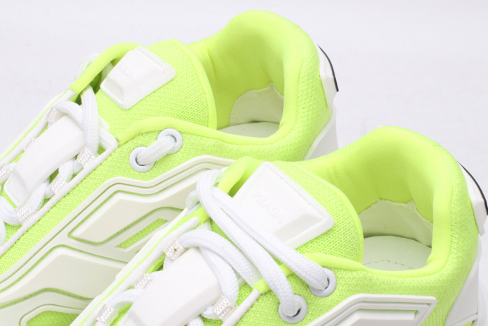 PRAD CLOUDBUST THUNDER KNIT GREEN AND WHITE - CCSHOES