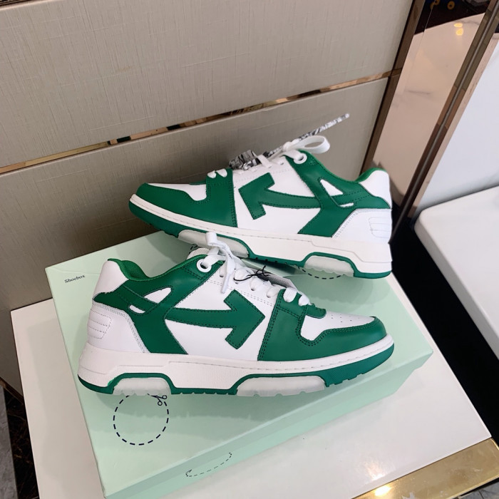 OFF WHITE™ C/O VIRGIL ABLOH OUT OF OFFICE LOW-TOP LEATHER SNEAKERS "OOO" - CCSHOES