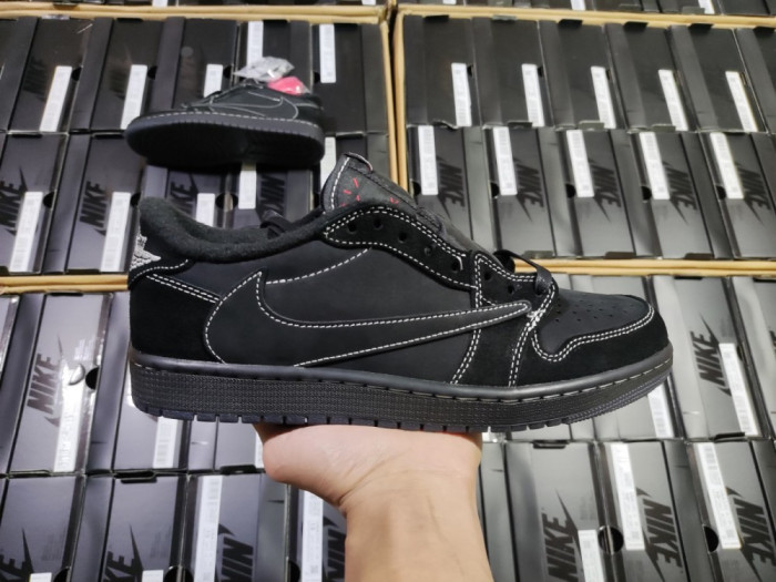 Travis Scott x Air Jordan Air Jordan 1 Retro Low “Black Phantom" DM7866-001 - CCSHOES