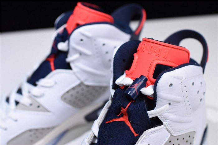 Air Jordan 6 Retro Tinker White/Infrared 23-Neutral Grey-Sail 384664-104 - CCSHOES