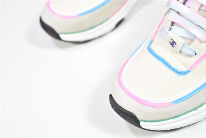 CHNE1 Leather Low Top Sneakers - CCSHOES