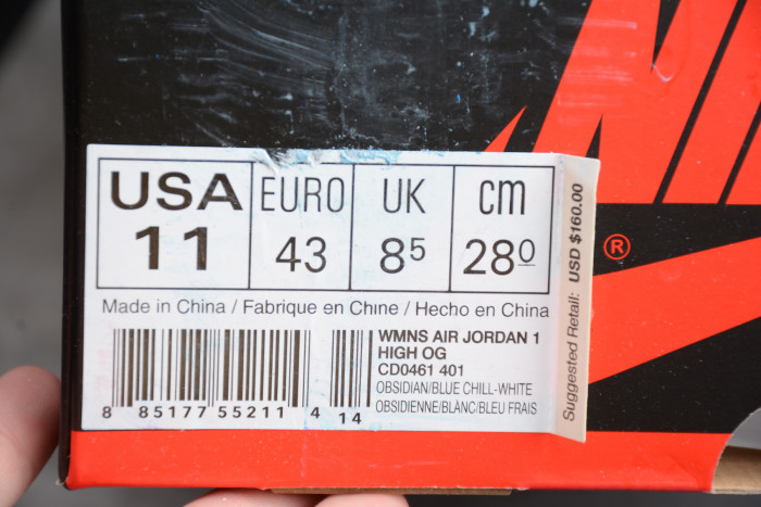 Air Jordan 1 Retro High OG “UNC Patent” CD0461-401 - CCSHOES