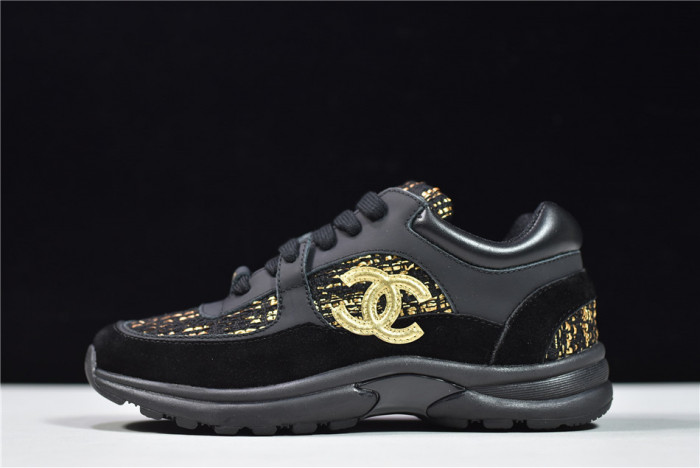 CHNE1 Leather Low Top Sneakers - CCSHOES