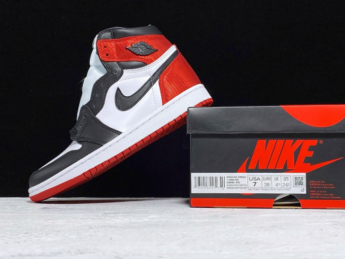 Air Jordan 1 Retro High “Satin Black Toe” CD0461-016 - CCSHOES