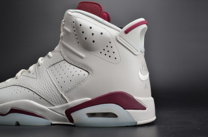 Air Jordan 6 Retro “Maroon” white 384664-116 - CCSHOES