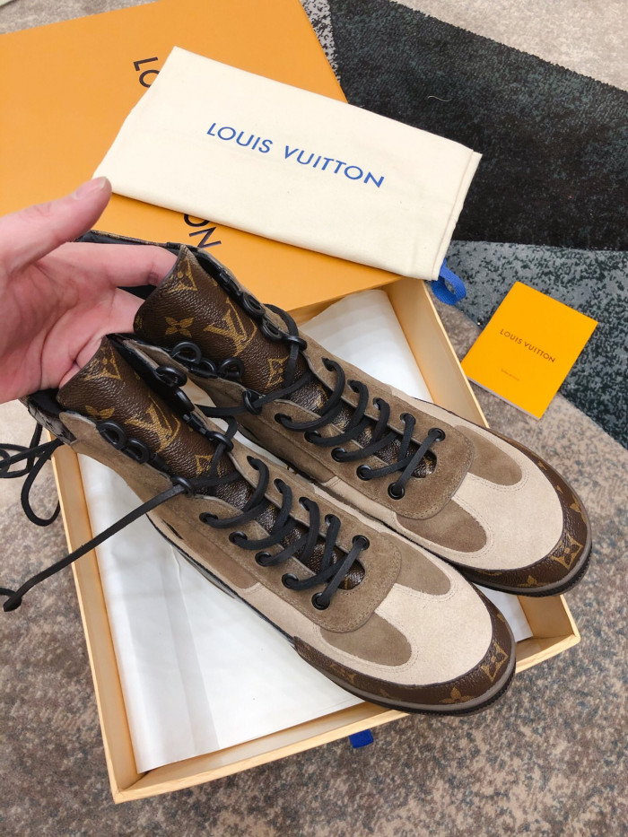 LOUS VUITON LAUREATE PLATFORM DESERT BOOT - CCSHOES