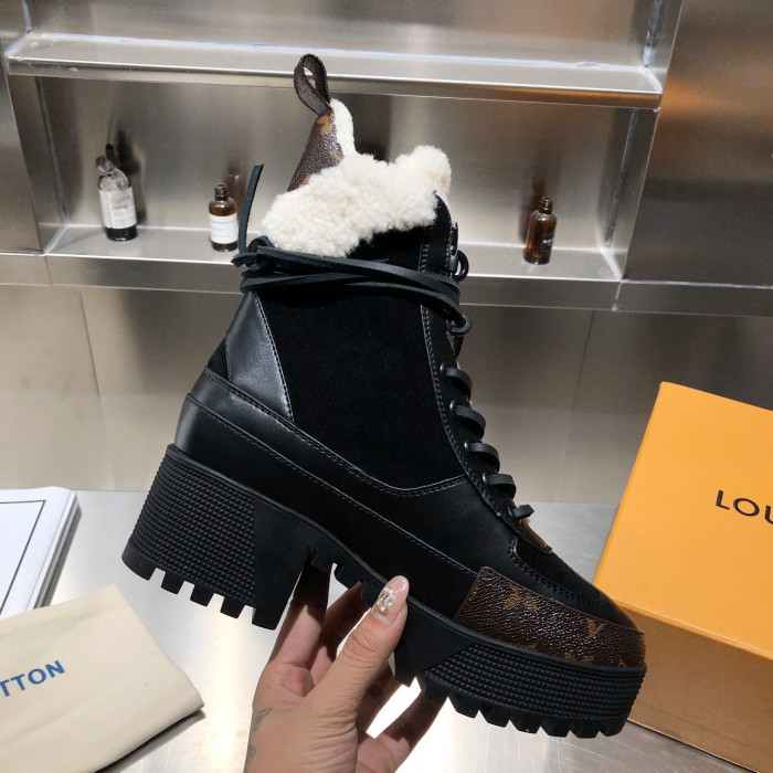 LOUS VUITON LAUREATE PLATFORM DESERT BOOT - CCSHOES