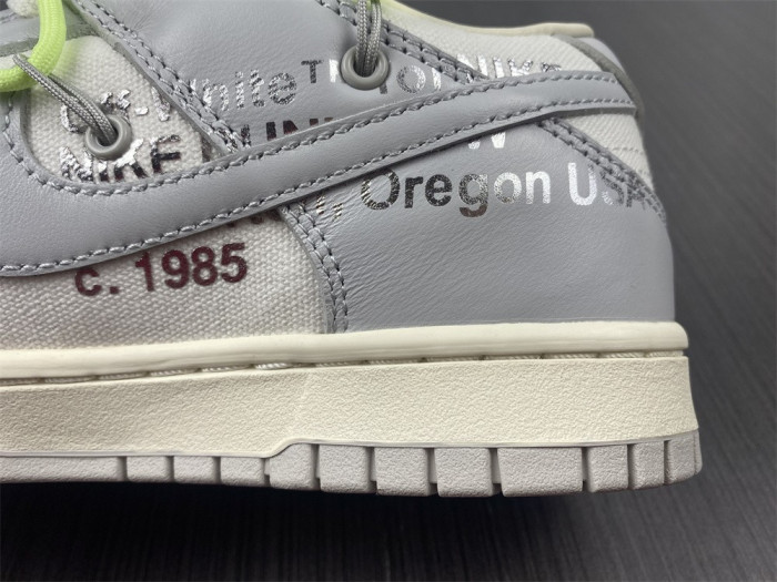 Nike Dunk Low Off-White Lot 43 DM1602-128 - CCSHOES