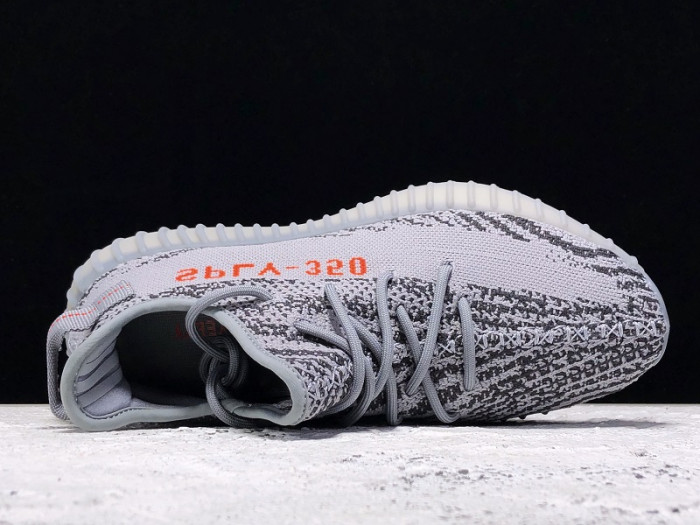 Adidas Yeezy Boost 350 V2 Beluga 2.0 Grey Bold Orange AH2203 - CCSHOES