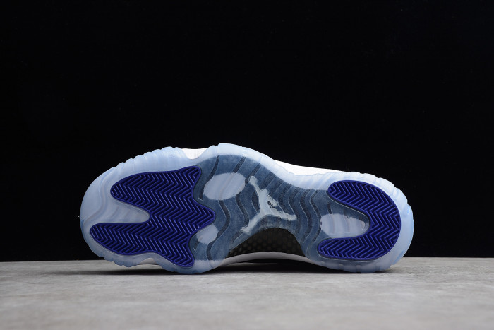 Air Jordan 11 Retro Low "Concord" Black/ White mens 528895-153 - CCSHOES