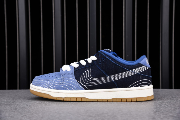 Nike SB Dunk Low Denim Sashiko CV0316-400 - CCSHOES