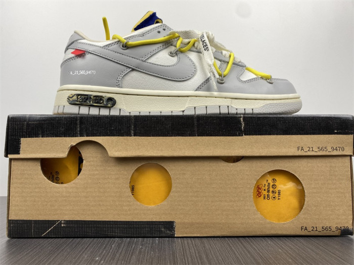 Nike Dunk Low Off-White Lot 27 DM1602-120 - CCSHOES