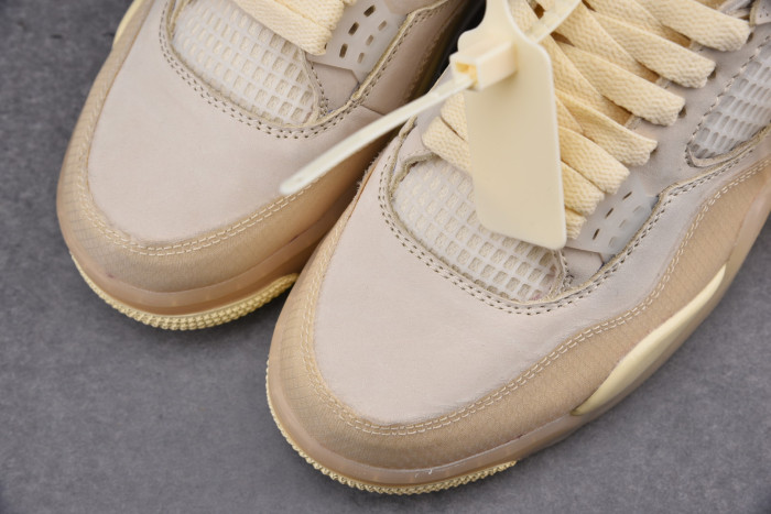 Off-White x Air Jordan 4 “Sail” CV9388-100 - CCSHOES