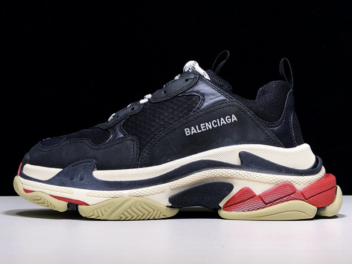 BLCG TRIPLE S TRAINER 'BLACK RED' 2018 533882 W09O1 1000 - CCSHOES