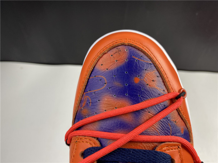 OFF-WHITE X NIKE SB DUNK LOW ORANGE PERPLE WHITE CT0856-801 - CCSHOES