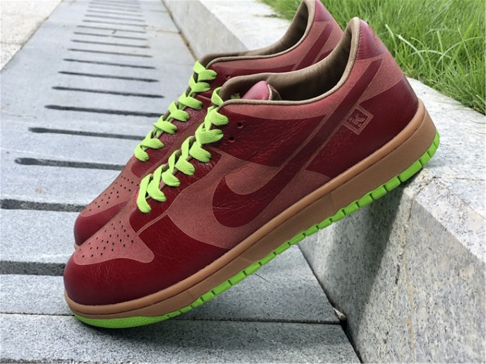 Nike Dunk Low 1-Piece Laser Varsity Red Chartreuse 311611-661 - CCSHOES