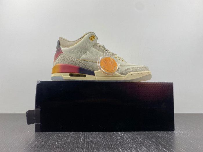 Jordan 3 Retro SP J Balvin Medellín Sunset Shoes FN0344-901 - CCSHOES