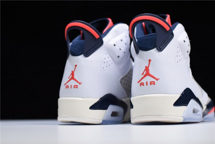 Air Jordan 6 Retro Tinker White/Infrared 23-Neutral Grey-Sail 384664-104 - CCSHOES