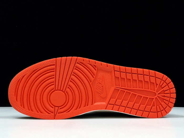 SoleFly x Air Jordan 1 Retro High OG Sail/Fir-Team Orange AV3905-138 - CCSHOES