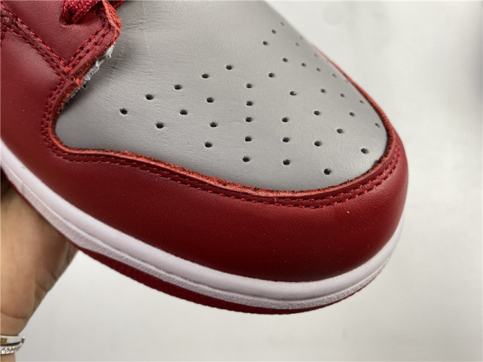 Nike Dunk Low Retro Medium Grey Varsity Red UNLV (2021) DD1391-002 - CCSHOES