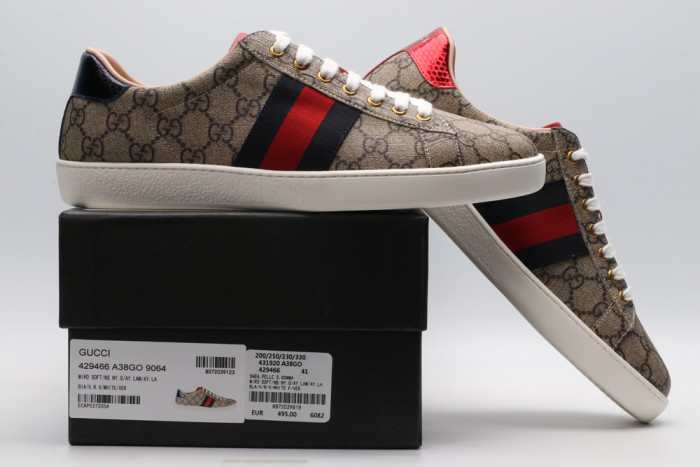 GUCC LOW-TOP SNEAKER - CCSHOES