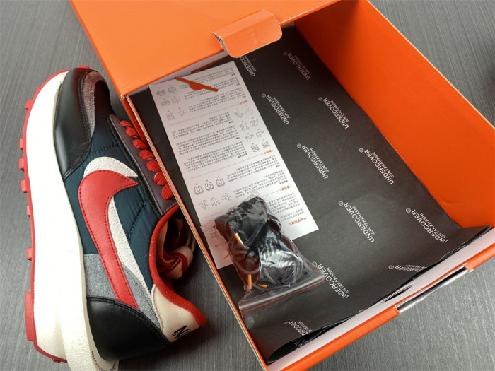 sacai x Undercover x LDWaffle 'Midnight Spruce University Red' DJ4877-300 - CCSHOES