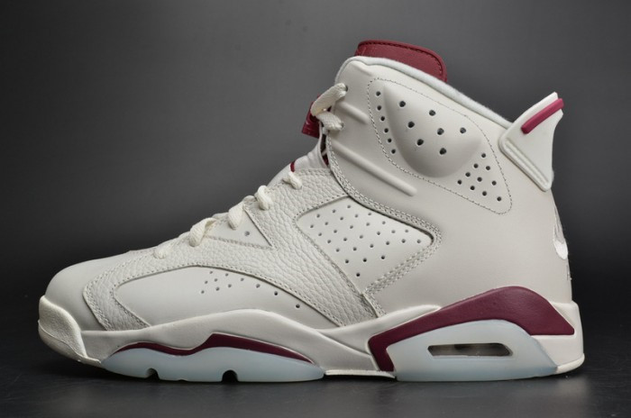 Air Jordan 6 Retro “Maroon” white 384664-116 - CCSHOES