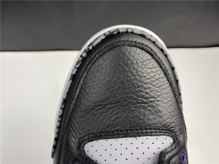 Air Jordan 3 Retro Black Court Purple CT8532 050 - CCSHOES