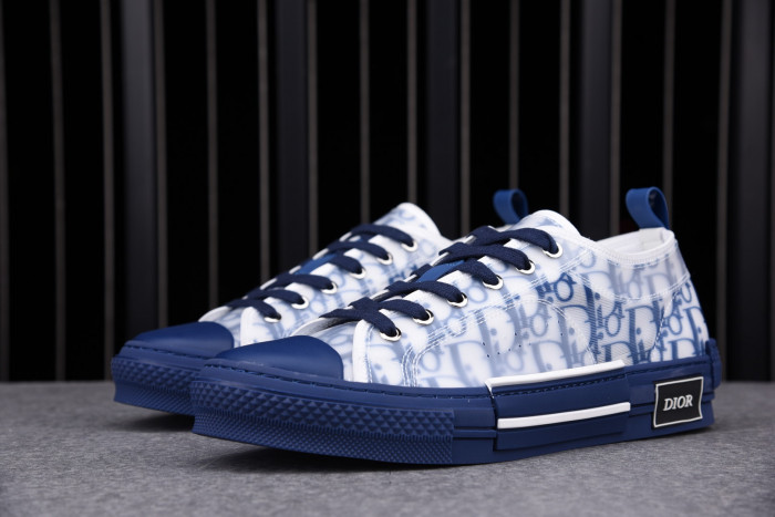 DR B23 Low Top Oblique Sneaker Blue - CCSHOES