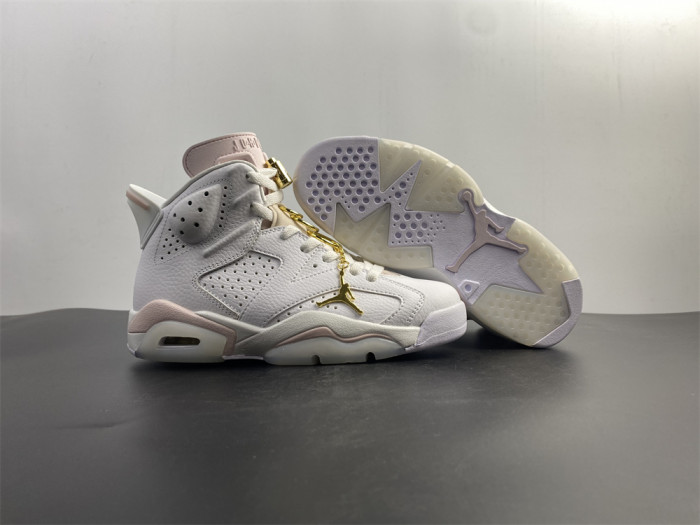 Air Jordan 6 Retro Gold Hoops (W) DH9696-100 - CCSHOES