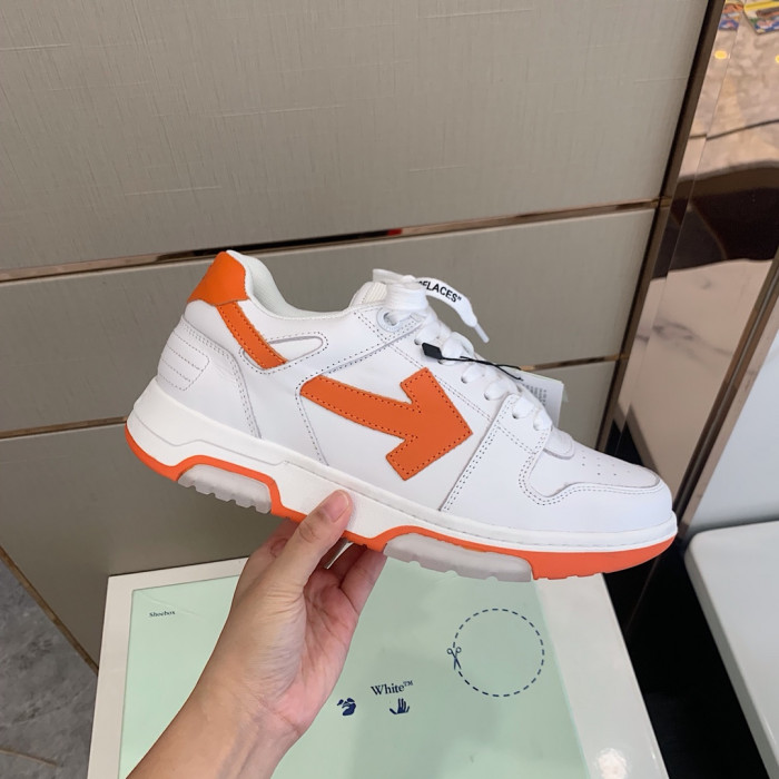 OFF WHITE™ C/O VIRGIL ABLOH OUT OF OFFICE LOW-TOP LEATHER SNEAKERS "OOO" - CCSHOES