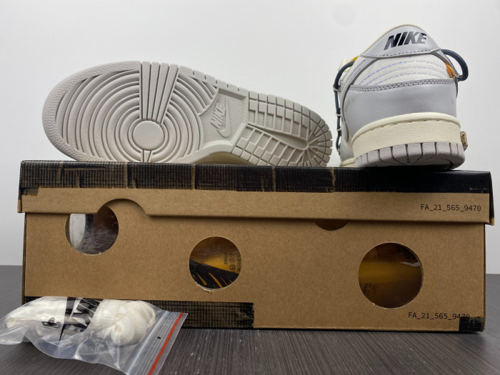 Nike Dunk Low Off-White Lot 41 DM1602-105 - CCSHOES
