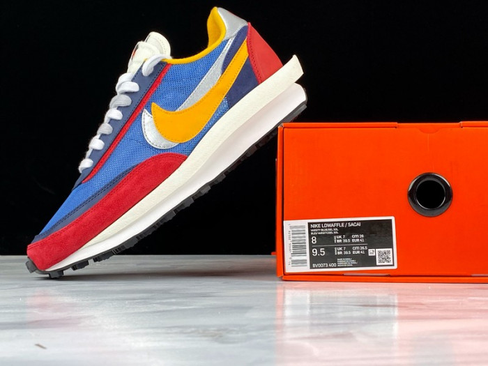 Sacai x Nike LDWaffle Trainer “Varsity Blue/Varsity Red” BV0073-400 - CCSHOES