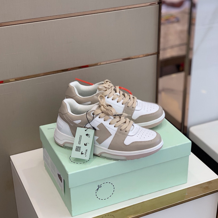 OFF WHITE™ C/O VIRGIL ABLOH OUT OF OFFICE LOW-TOP LEATHER SNEAKERS "OOO" - CCSHOES