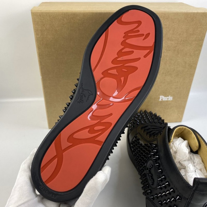 Christian Louboutin Louis Junior Spikes - CCSHOES