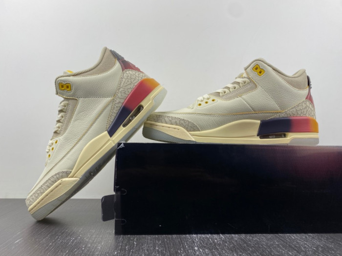 Jordan 3 Retro SP J Balvin Medellín Sunset Shoes FN0344-901 - CCSHOES