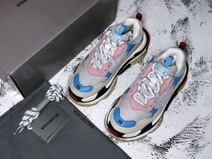 BLCG Triple S White Blue (W) 524039 W09OH 4196 - CCSHOES