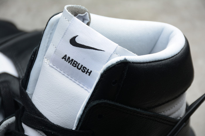 Nike SB Dunk High Ambush Black White CU7544-001 - CCSHOES