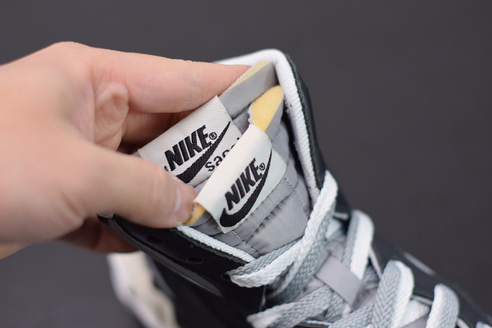 SACAI X NIKE BLAZER MID BLACK GREY BV0072-002 - CCSHOES
