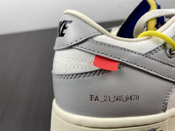 Nike Dunk Low Off-White Lot 27 DM1602-120 - CCSHOES
